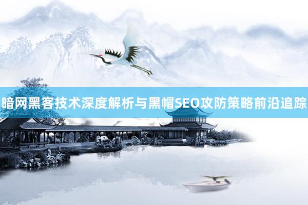 暗网黑客技术深度解析与黑帽SEO攻防策略前沿追踪